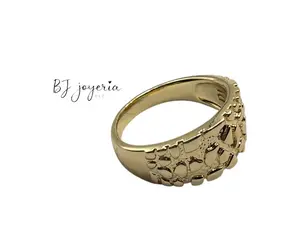 COPPER NUGGET RING (0898)