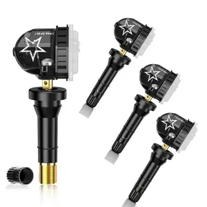 TPMS Sensor,GM 315Mhz Tire Pressure Monitoring Sensor Compatible for Chevy Silverado GMC Cadillac Buick Pontiac Saturn Hummber Saab Replace#13598771 13598772 13586335 13581558 4 Pack