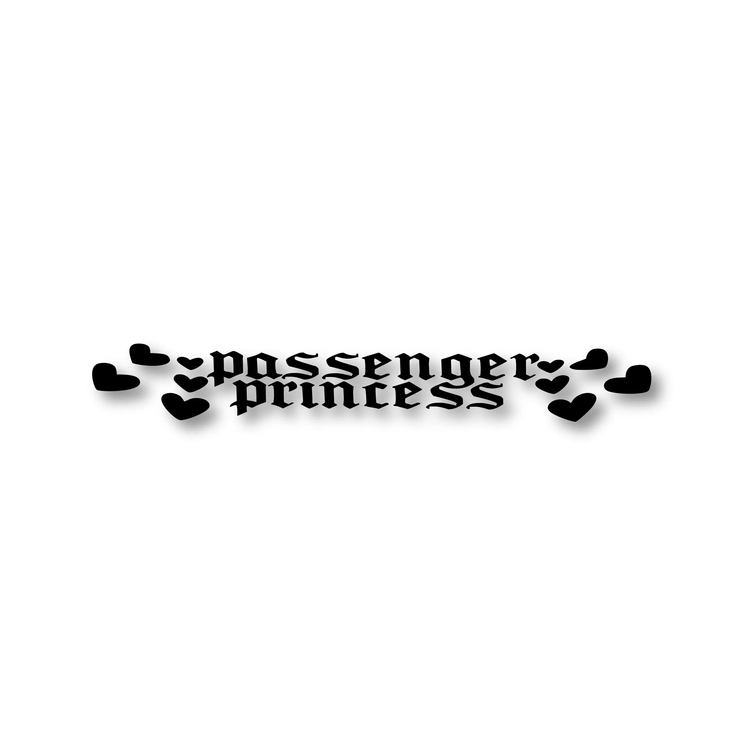“Passenger Princess” Car Truck Window Decal