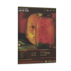 Alice In Chains - Jar of Flies Music Album - Music Print - Vintage Poster - Album Cover Poster - Wall Art - Gifts for him