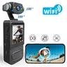 1080P Portable Action Camera, Wearable Body Camera with Night Vision & 180° Rotatable Lens, 8x Zoom, Vlogging Camera, Camera For Vlogging, Mini Sports DV, Handheld Video Camera, Video Recording Camera, Birthday Gift, Video Blog Camera