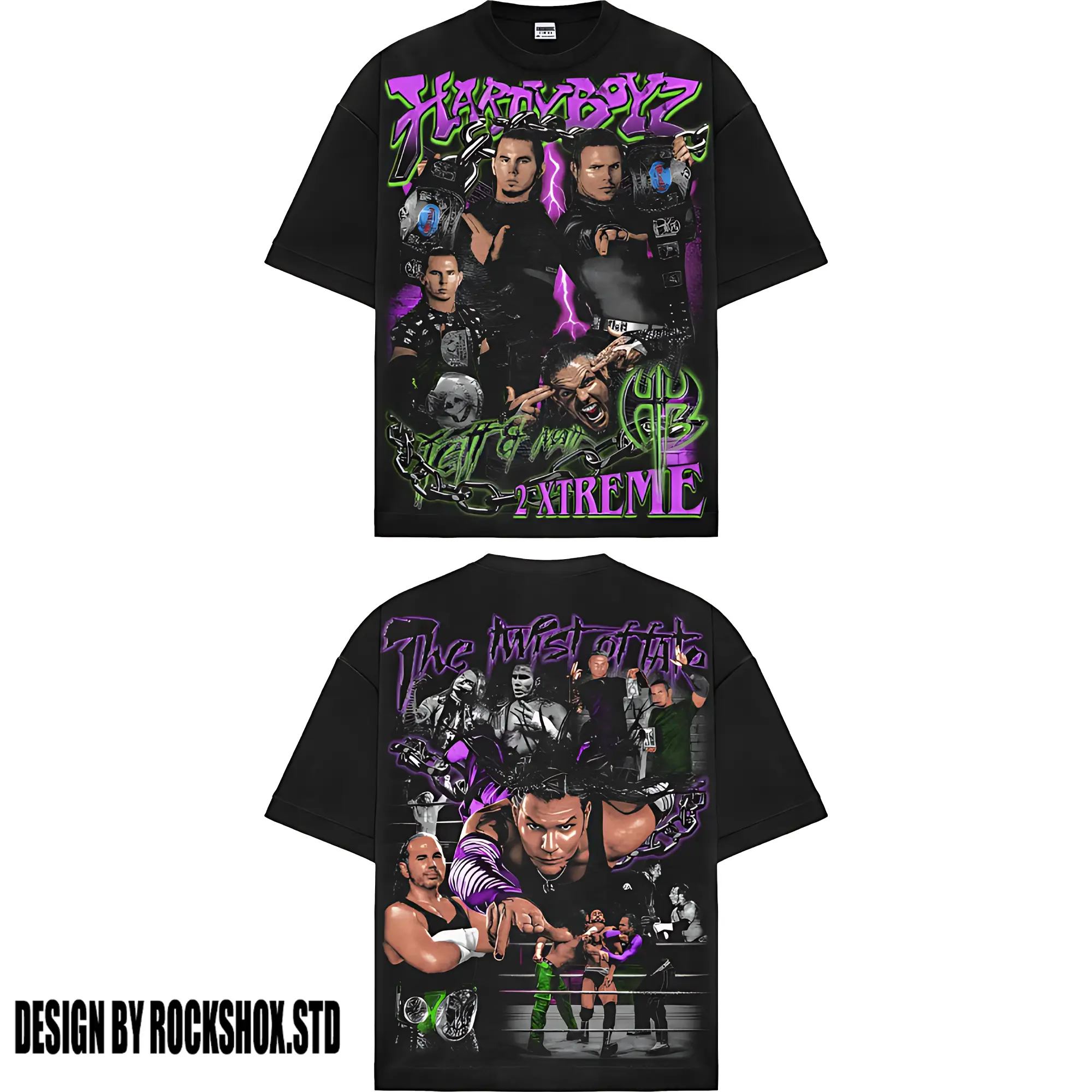 Vintage Jeff Hardy - Hardy Boyz WWE Champion Heavy Cotton Shirt