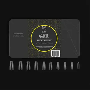 Gel Tips - Medium Coffin