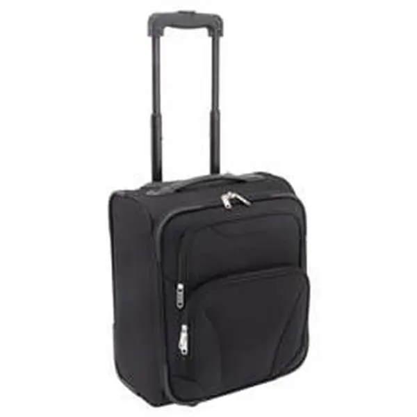 Advantus MRC02262-BK Mercury Handle-Equipped Lightweight Large-Capacity Wheel Underseat Carry-On Luggage, Black Roller Bag, Handle-Equipped Carry-On Luggage, Large-Capacity Carry-On Luggage