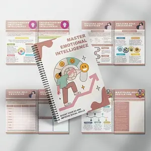 Master Emotional Intelligence Workbook, Systematic Eq Practice Manual, Learning & Journal Notebook, Enhance Your Emotional Skills