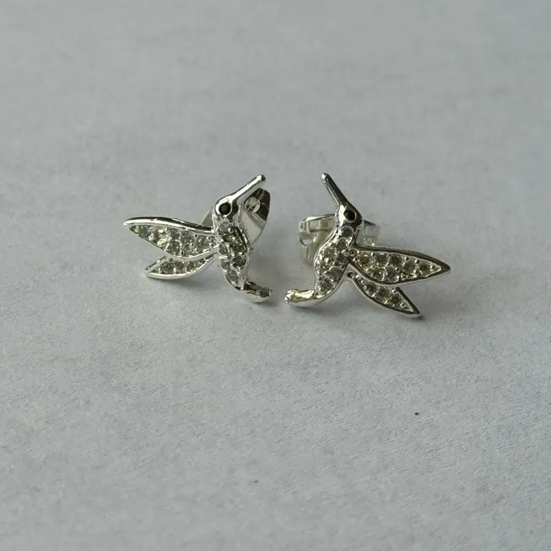 Aretes colibrí 001