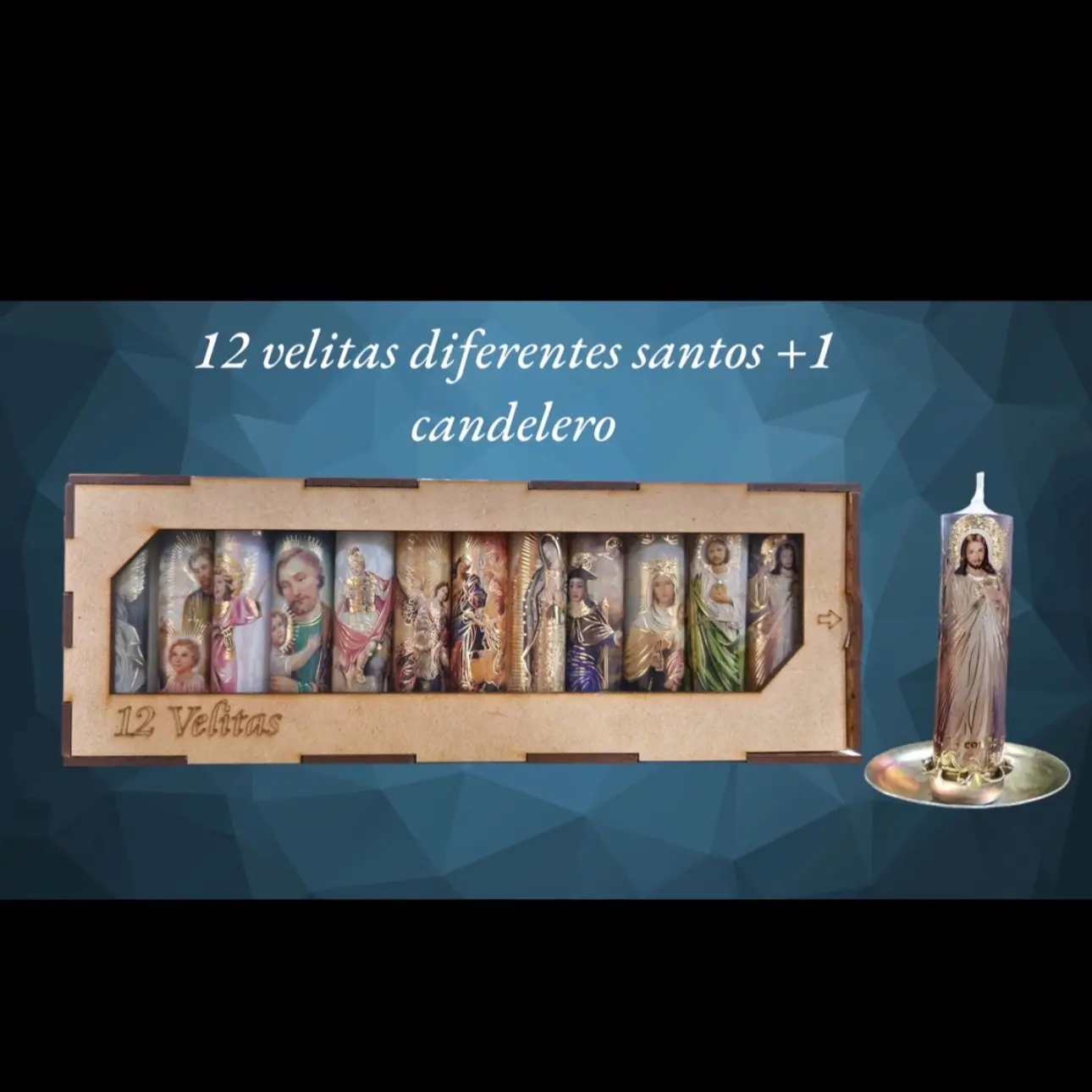 12 Candle Mini Set for Home Decor and Festive Ornaments Decoration