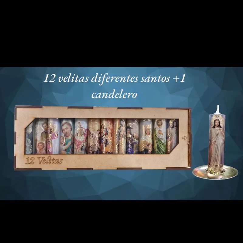 12 Candle Mini Set for Home Decor and Festive Ornaments Decoration