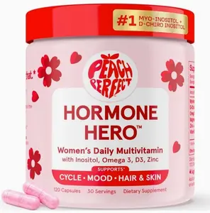 Inositol Multivitamin – Myo-Inositol & D-Chiro 40:1 Blend, Omega-3, Vitamin D3, Magnesium, Zinc – Supports Women’s Health, Mood, Energy, Supplement – 30 SVG