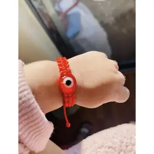 Turkish Eye Protection Bracelet for Newborn Children Up to Seven Years Old Unisex Fabric Charm Accessory for Daily Wear