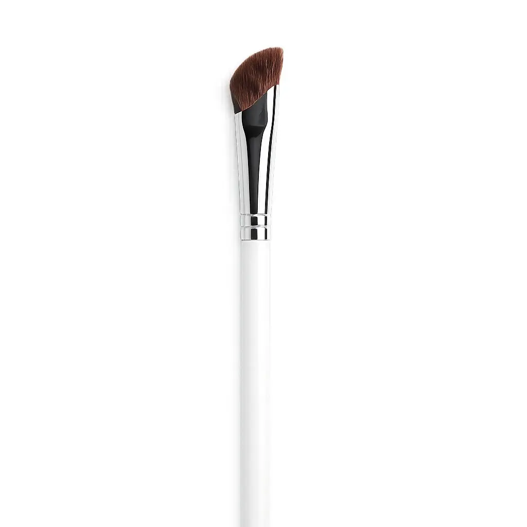 Eyeshadow Brush, Angled Nose Contour & Brow Bone Highlight Makeup Brush (190 Angled Shader)