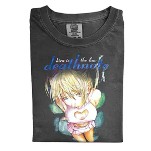 The Misa Death Note Comfort Color Shirt, Death Note Shirt, Manga Anime Shirt, Gift for Men, Gift for Women, Crew Neck T-shirt, Trending T-shirt