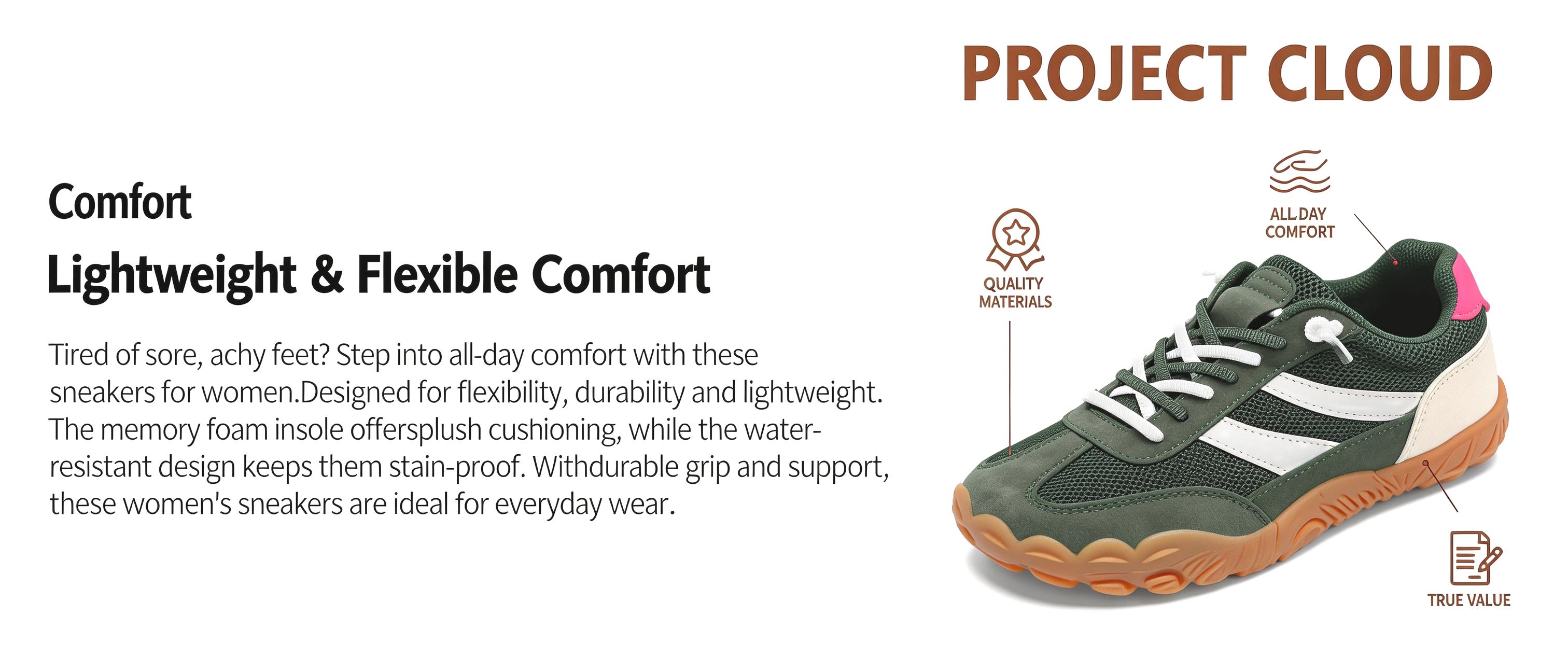 Women's & Men's Wide Toe Box Barefoot Walking Shoes - Polypropylene, 0-Drop, Comfortable Lightweight Summer Sneakers