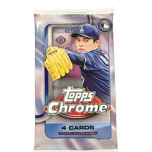 (1) 2025 TOPPS CHROME BASEBALL HOBBY PACK