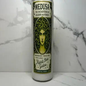 Medusa: The Enchantress of Shadow and Power Ritual Candle