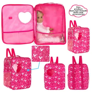 Rose Red Doll Travel Carrying Backpack 46cm/18 inch Doll Accessories, only selling bags, not including dolls