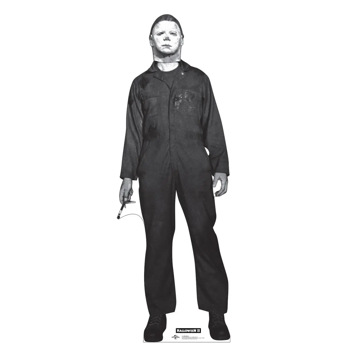 Advanced Graphics 3520 Mike Myers High-Res Print Art Cardboard Cutout, 74x25 in, Spooky Halloween II Decoration, Easy-Install Easel for Room Decorations, Home Supplies with Precision Printing
