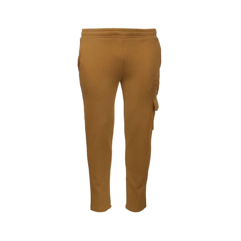 PUMA Mens Essentials Embossed Cargo Pants Casual - Brown