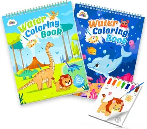 ZMLM Paint with Water Coloring Books for Toddlers (Dinosaurs & Sea)