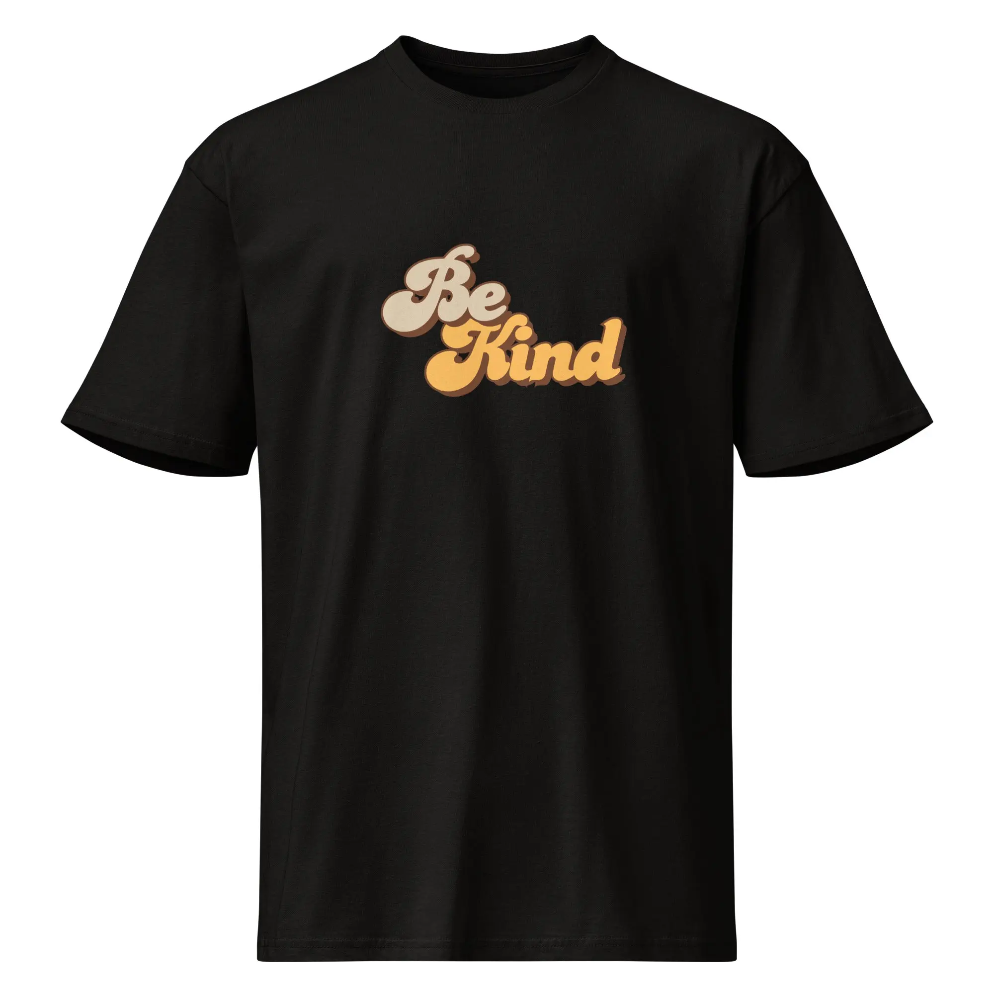 Be Kind Men's Premium Short Sleeve Tee - 100% Combed Ring-spun Cotton, Comfortable & Stylish, Perfect for Everyday Wear