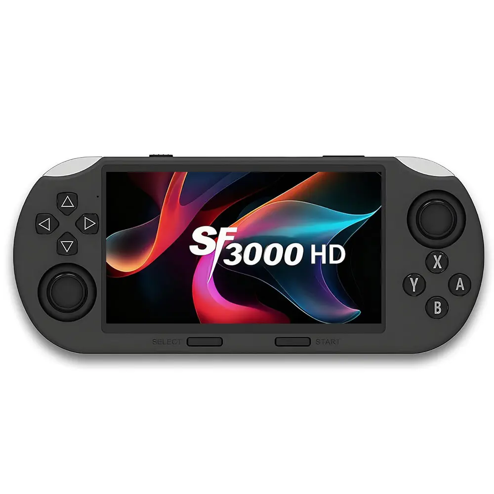 WUDS SF3000 Retro Handheld Game Console,20000+ Games,HD TV Output Retro Gaming Console,E-Book/Music/Video Playback/Emergency Charging of Phone,14 Emulators,4.5-Inch IPS Screen,Dual Core Processor