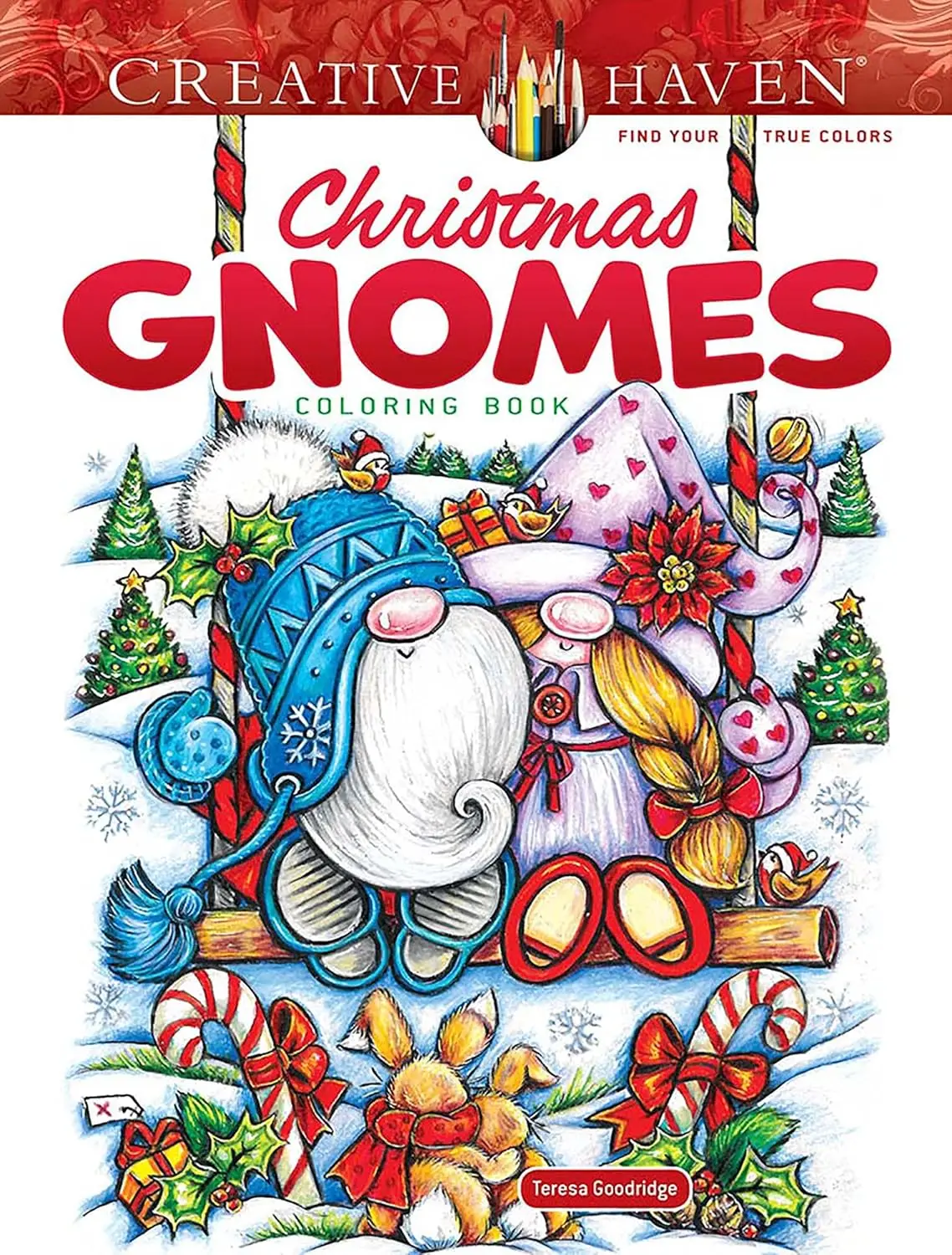 Creative Haven Christmas Gnomes Coloring Book - Adult Art & Relaxing Christmas Activity Book (Children's & Infants' Literature & Art Category)