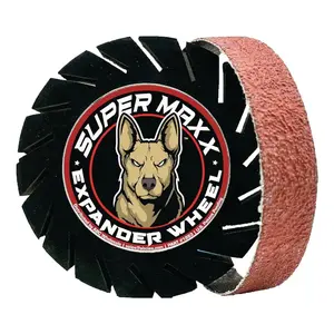 Super Maxx Expander Wheel Kit / Sanding Belts 36G, 50G, 60G, 80G,120G