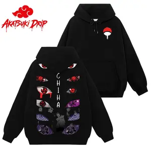 [Akatsuki Drip] Retro Uchiha Clan Logo- Naruto Shippuden #31 Hoodie T-Shirt Sweatshirt, Retro Vintage Unisex Graphic 90s Cotton, Gift For Wibu, Anime Manga Y2K Streetwear