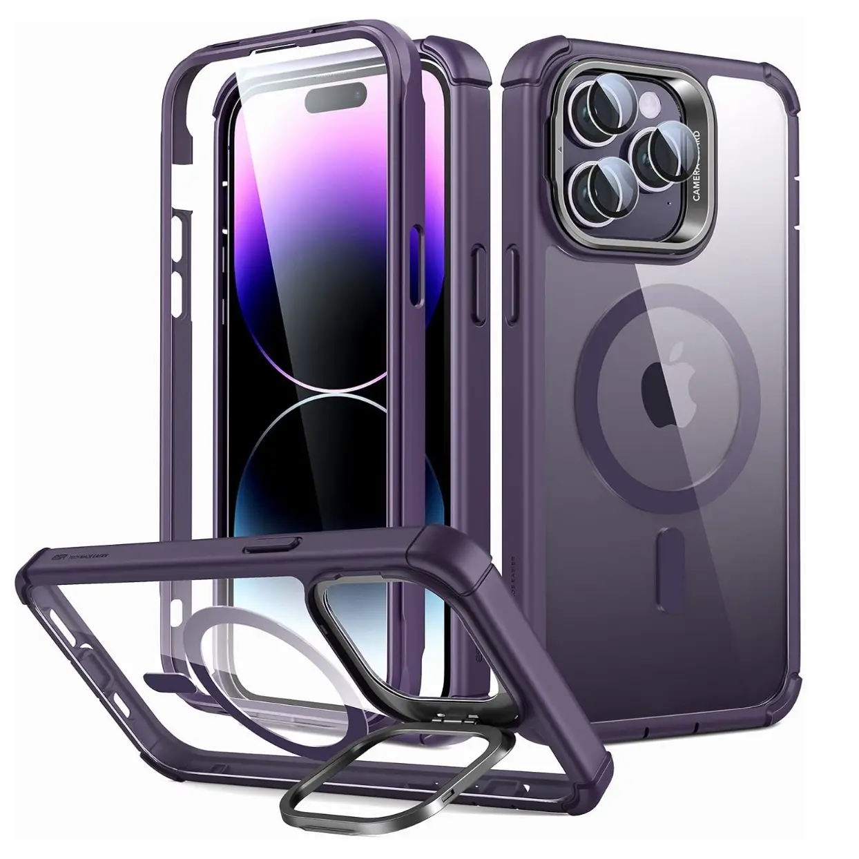 Clear Purple + Stand