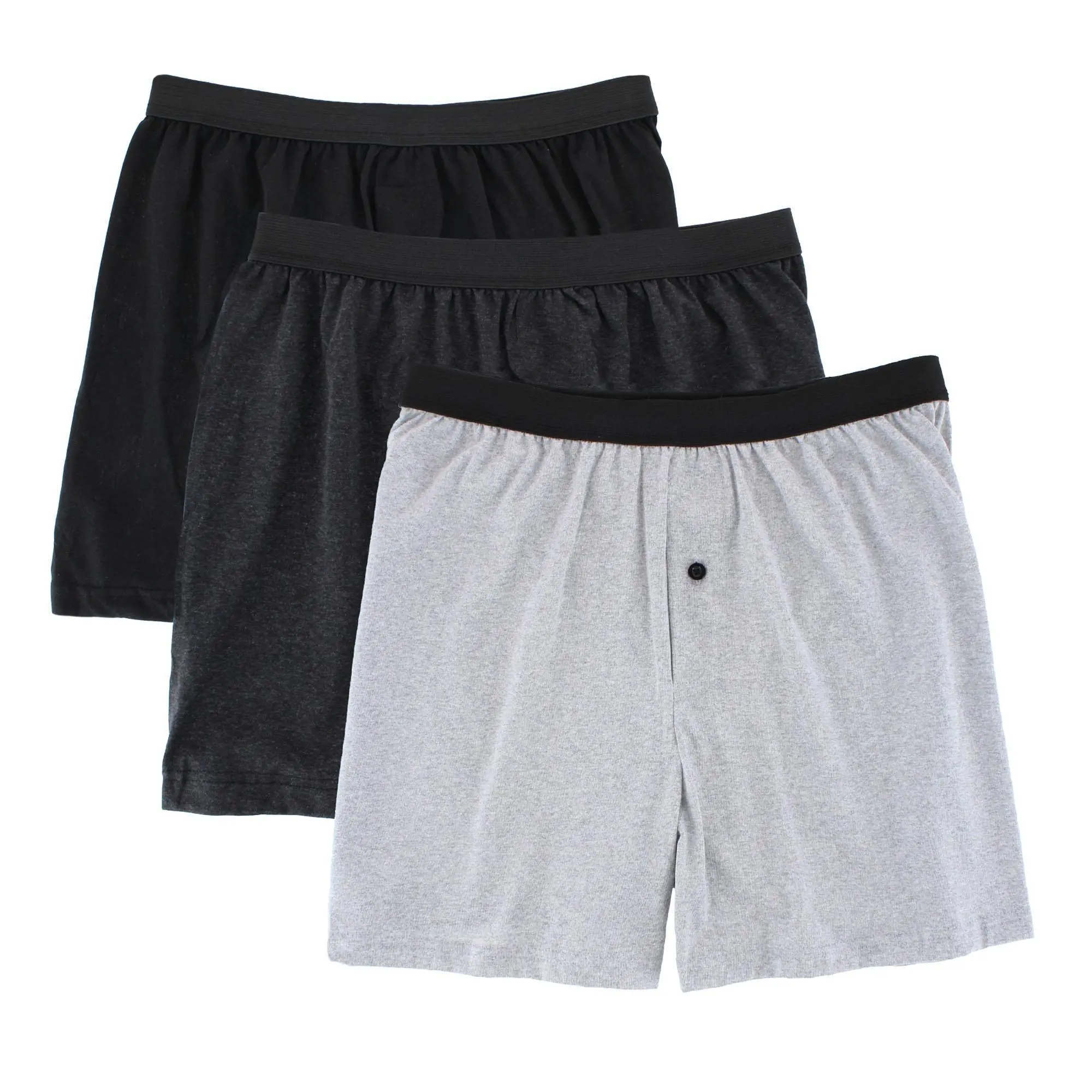Knocker Men's Big & Tall Cotton Knit Boxers (3 Pack), Boxers, Menswear, Relaxed Fit