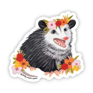 Virginia opossum sticker