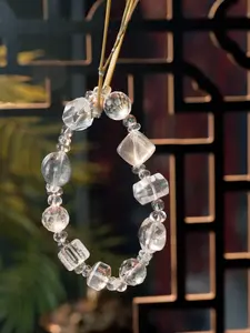 Natural Clear Quartz Crystal Bracelet High Energy Attract Wealth Abundance Clear Negative Energy Reshape Personal Boundaries Enhance Personal Value LIMITED EDITION ONLY 5