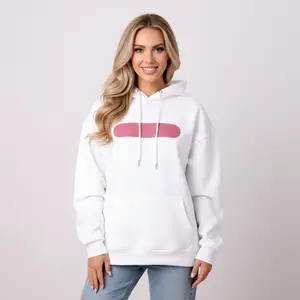 Matariki Oversized Graphic Hoodie | Defined Red Stroke for Artistic Minimalism - Men & Women - Matariki Studio