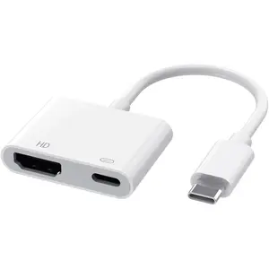 USB-C Digital AV Multiport Adapter,4K@60Hz Video & Audio Sync Screen Converter Splitter for MacBook/iPad Pro