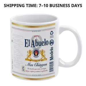 El Abuelo Mas Chingon Coffee Mug, Funny Gift Cool Grandfather, Perfect for Father's Day Gift, Best Dad Ever, Funny Drinking Cup