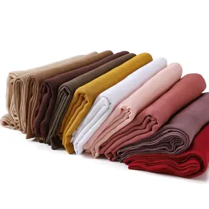 Wide Brim Rayon Modal Hijab | Solid Color | Ultra-Lightweight | 185×85cm | Modest Everyday Scarf | MH054