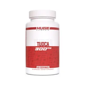 Huge Supplements TUDCA 300mg, Premium Quality Liver Support & Detoxification, Pure Bile Salts, Third-Party Lab Tests Available (60 Servings)