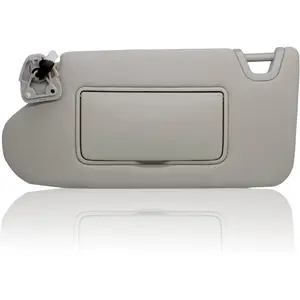 Left Driver Side Sun Visor Compatible with Altima 2013 2014 2015 2016 2017 2018 with Light, Without Sunroof 96401-3TA2A Color Gray