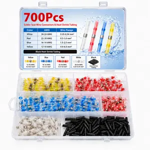 [FathersDayGift] Car Heat Shrink Butt Crimp Terminal Kit, Car Accessories, Car Stuff, Waterproof Solder Seal Electrical Connector for Summer, Car Essentials, Car Heat Shrink Connector, Car & Boat Repair Tools For Automotive & Marine Wiring
