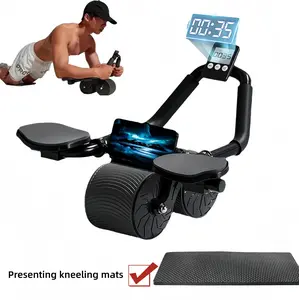 Beginner Fitness Equipment for Core Training Home Exercise Automatic Rebounding with Timer Kneeling Pad Excellent Holiday Gift for All Fitness Levels