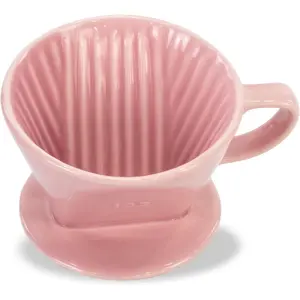 Pour Over Ceramic - Coffee Dripper Ceramic Coffee Maker with 3 Holes Flat Bottom, Porcelain Slow Filter Cone for Travel, Camping, Office, , Coffee Maker Brew,