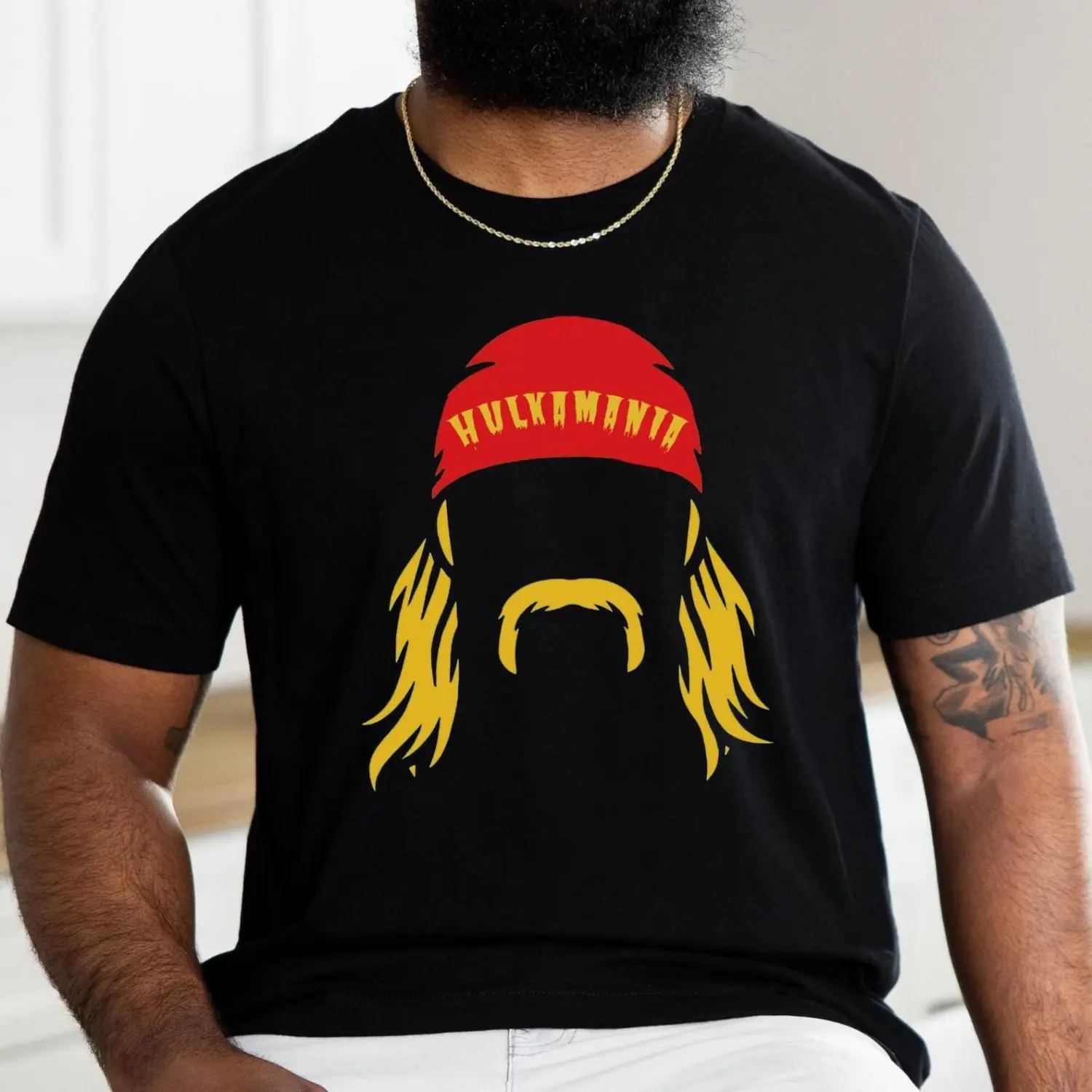 Retro 80s Wrestling T-Shirt, Vintage Style Shortsleeve Graphic Top for Fans, Classic Legend Tribute Gift, Stylish, Golden, Casual, Tops, Crew Neck, Graphic Print, 80S Wrestling Legend Shirt, Celebrate The Legends Of Wrestling