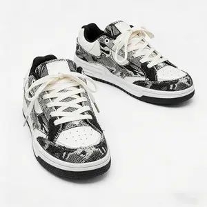 Men’s Niche Fashion Sneakers — Versatile German Trainer for Summer, Thick-Soled Height-Boosting Casual Skate Shoes