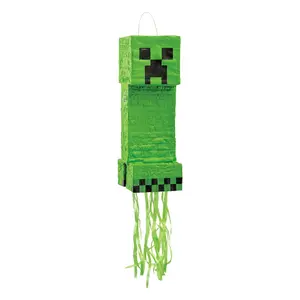Minecraft<sup>®</sup> Creeper Pull-String Piñata Minecraft<sup>®</sup> Creeper Pull-String Piñata