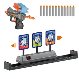 [SummerVibes] SHOOT GAME Movable Digital Target - Electric Scoring Auto Reset for Nerf Guns & Nerf Practice, Ideal Gift for Kids, Teens, Boys & Girls