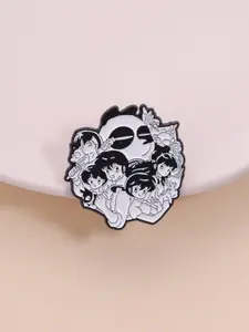 Ranma ½ Enamel Pins Full Character Set, High-Bridge Fans Vintage Anime Collectibles, Perfect Accessory for Classic Manga Lovers