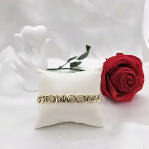 Valdiviajewery #1649 Tree of Life Bracelet, 14k Gold Plated, High Quality