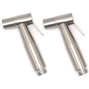 Handheld Bidet Sprayer Heads, 2 count Stainless Steel Replacement Sprayer Heads Only, Refill Pack, Adjustable Water , Water  for Hygiene & Cleaning