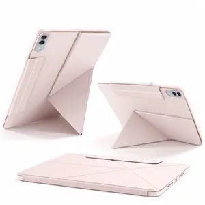 SPALLO Folio Case for Lenovo Pad Idea Tab Tablet 11" & Idea Tab Pro 12.7 inch 2025 with Pen Holder, Slim Smart Stand K-Fold Hard Shell Protective Tablet Magnetic Back Cover Support Auto Wake/Sleep