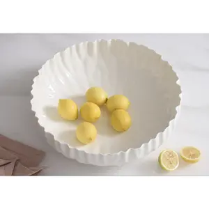 Mascali Bianca Extra Large Shallow Bowl